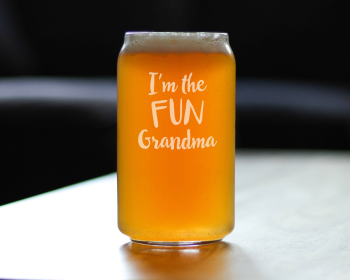 Fun Grandma Beer Can Pint Glass - Mother's Day Gifts