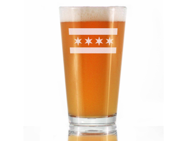 Chicago Flag Pint Glass for Beer - Chicago Gifts and Decor