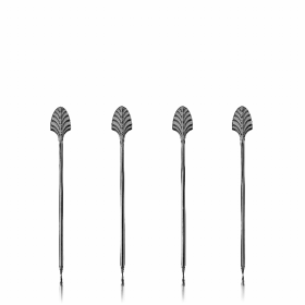 Gunmetal Deco Cocktail Picks By Viski
