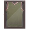 Sports Jersey Display Case 235x315 UV Protection Frame Wall Mount Brown