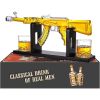 AK47 Whiskey Decanter Set (2 Glasses Included) – Gifts for Men/Dads, Stocking Stuffers, Unique Xmas/Anniversary/Birthday Gifts for Him/Husband