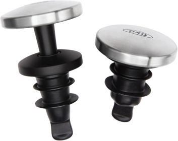 SteeL Leakproof Expanding Wine Stopper (2 Pack)