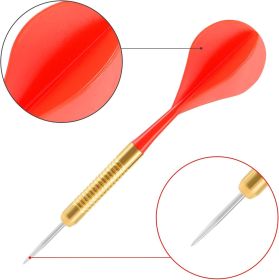 18 Pack Steel Tip Darts, 18 Grams Metal Tip Dart Set, Darts Metal Tip Set, Metal Darts for Dartboard