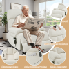 Oversized Power Lift Recliner Chair for Elderly, Electric Fabric Recliner Chair for Seniors, Home Theater Seating