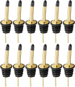 2 Pack Liquor Bottle Pourers, Liquor Pour Spout for Liquor Bottles, Stainless Steel Olive oil Dispenser Spout, Alcohol Pourer Spouts Dust Caps Covers