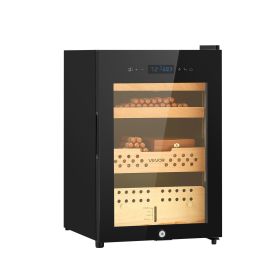 Electric Humidor, 60L, 350 Counts Electric Cigar Humidor Cabinet with Compressor Cooling, Constant Humidity & Temperature Control