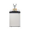 VEVOR Beer Kegerator, Dual Tap Home Draft Beer Dispenser for Ball Lock, Full Size Keg Refrigerator with 5lbs CO2 Tank