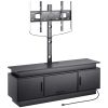 52" TV Stand with Mount for up to 75 in TVs, Entertainment Center with Power Outlet & LED Lights
