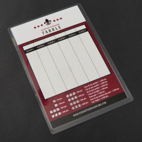Farkle Score Sheet