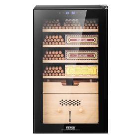 VEVOR Electric Cigar Humidor, 400 Count Cigar Humidor Cabinet with Cooling, Heating & Humidity Control