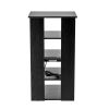 VEVOR 5-Tier AV Media Stand, Wooden Audio-Video Media Stand for DVD Players/Cable Boxes/Games Consoles