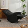 Rocking Recliner Chair,360°Swivel Nursery Rocking Chair,Glider Chair,Modern Small Rocking Swivel Recliner Chair for Bedroom