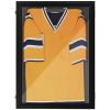 24" x 32" Acrylic Shadow Box Frame, UV-Resistant Jersey Display Case with T-shirt Hanger and 2 Keys, Black