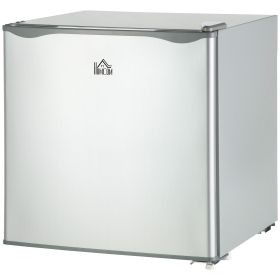 1.1 Cu. Ft. Mini Freezer, Compact Upright Freezer with Reversible Door, Removable Shelf, Adjustable Temperature, Grey