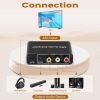 HDMI ARC Audio Extractor, HDMI ARC to Optical RCA Audio Adapter, for TV to Sound bar Sound System Speaker Amplifier