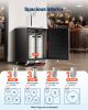Beer Kegerator, Triple Tap Commercial Draft Beer Dispenser for D system, Full Size Keg Refrigerator with 5lbs CO2 Tank