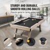 VEVOR Billiards Table, 7 ft Pool Table, Adjust Legs Stable Billiards Table, Pool Table Set Includes Balls, Cues, Chalks and Brush