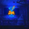 1pc orange vertical BAR goblet neon sign colorful luminous lamp indoor and outdoor decorative pendant light