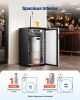 VEVOR Beer Kegerator, Single Tap Commercial Draft Beer Dispenser for D system, Refrigerator With Shelves, Hold 1 Sixth Keg, 2.5lbs CO2 Tank, 92L