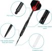 12 Pack Steel Tip Darts, Professional Metal Darts Set for Dartboard