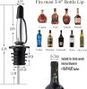 12 Pack Liquor Pour Spout With Dust Caps Bottle Pourers for Alcohol, Olive Oil Speed Pourers, Bar Bartender Accessories