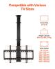 VEVOR Motorized Ceiling TV Mount, TV Wall Mount for 32 to 55 Inch TV, Electric Adjustable Ceiling TV Mount