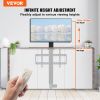 VEVOR Motorized TV Lift Stroke Length 31 Inches Motorized TV Mount Fit for Max.60 Inch TV Lift with Remote Control Height Adjustable 42-73 Inch
