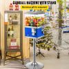 VEVOR Vending Machine with Stand, Blue Quarter Candy Dispenser, Rotatable Four Compartments Square Candy Vending Machine