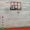 Soozier Wall Mounted Basketball Hoop, Basketball Goal Combo Kit with 43" x 30" Shatter Proof Backboard