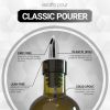 12 Pack Classic Chromed Bottle Pourers, Liquor Pourers for Alcohol, Olive Oil