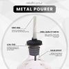 6 Pack Metal Pourer Spouts for Oversized Bottles, Includes 6 Dust Caps to Protect from Dirt & Debris, Pour Spouts for Bottles