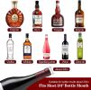 12/24/48/100 Pack Liquor Pour Spout, Stainless Steel Classic Bottle Pourers with Rubber Dust Cap, Speed Wine Bottle Pourer for Liquor Bottle