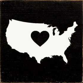 Heart Of America (Color: Black)