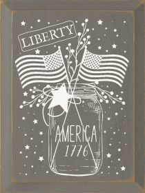 America 1776 Primitive jar (Color: Anchor Gray)