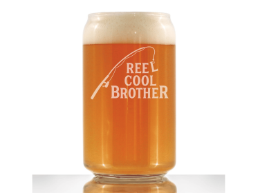 Reel Cool Beer Can Pint Glass - Fishing Gifts (Option: Brother)
