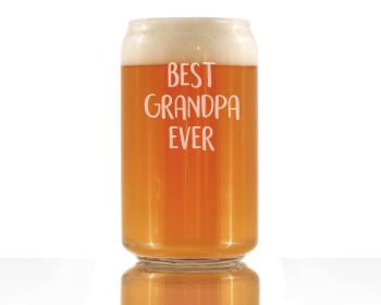 Best Grandpa Ever Pint Glass - Father's Day Gifts (Option: Beer Can)