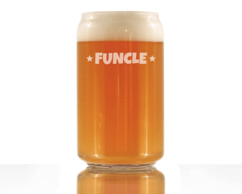 Fun Beer Can Pint Glass (Option: Funkle)