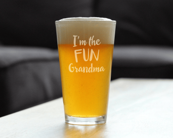 Fun Pint Glass for Beer (Option: Grandma)
