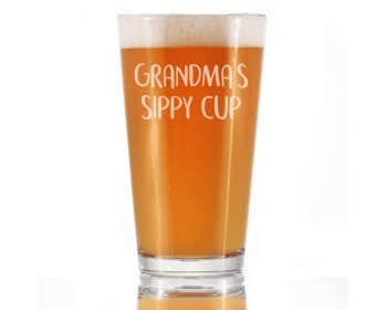 Sippy Cup Pint Glass for Beer (Option: Grandmas)