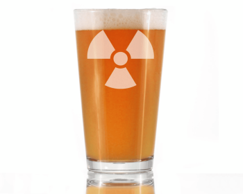 Radiation Symbol (Option: Pint Glass For Beer)