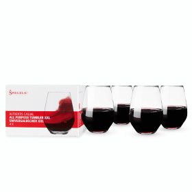 Spiegelau Authentis All Purpose Tumber (Set Of 4) (Color: Clear, size: 22.4 Oz (XXL))