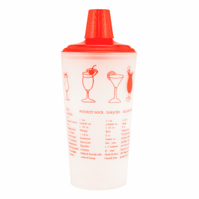 Recipe Shaker (Color: Red, size: 30Oz.)