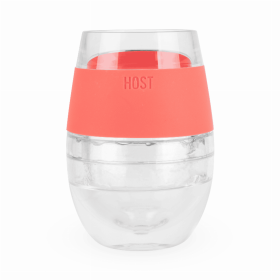 Wine Freeze Cooling Cup By Host (Color: Coral 2)