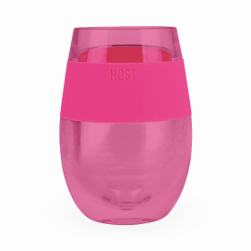 Wine Freeze Cooling Cup By Host (Color: Translucent Magenta)