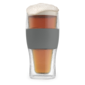 Freeze  Cooling Pint Glasses By Host (Color: Grey 2)