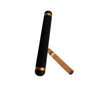 Portable Metal Cigar Humidor Cigar Storage Tube (Type: Cigaret Box, Color: Black)