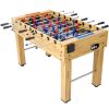 54-Inch Hurricane Foosball Table for Family Game Rooms with Light Cherry Finish, Analog Scoring and Free Accessories