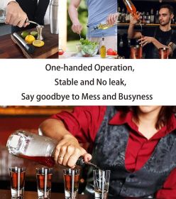 12 Pack Liquor Bottle Pourers, Liquor Pour Spout for Liquor Bottles, Stainless Steel Olive oil Dispenser Spout, Alcohol Pourer Spouts Dust Caps Covers (Color: Gold + cap)