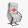 Recliner Chair for Adults, Massage Fabric Small Recliner Home Theater Seating with Lumbar Support