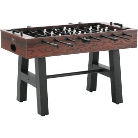 Foosball Table, 55 inch Standard Size Foosball Table, Indoor Full Size Foosball Table for Home, Family, and Game Room, Soccer with Foosball Table Set (Board Thickness: Thick Plate with Cross Legs, size: 55 inch)